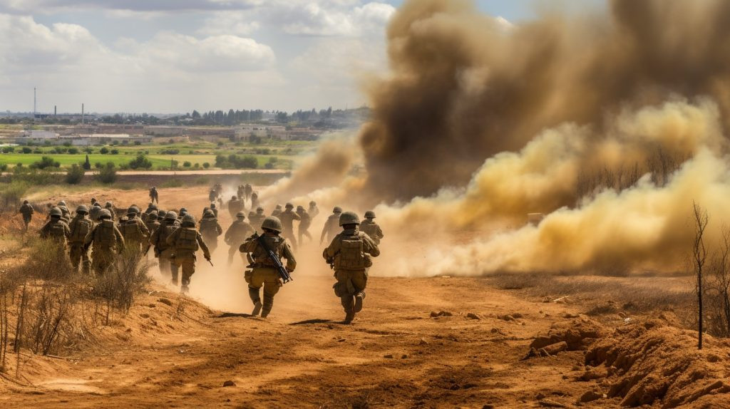 युद्ध गर्न गाजाभित्रै गयो इजरायली सेना, हमासको कारबाहीमा एक इजरायली सैनिक मारिए